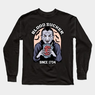 vampire blood sucker Long Sleeve T-Shirt